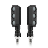 2 PCS KC050 Motorcycle LED Turn Signal Running Brake Light